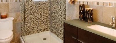 Стильный дизайн душевой кабины из плитки: фото, советы, идеи